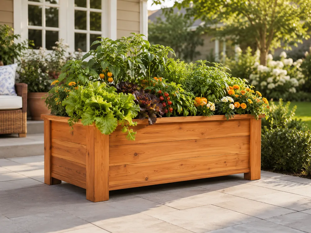 Signature cedar planter collection